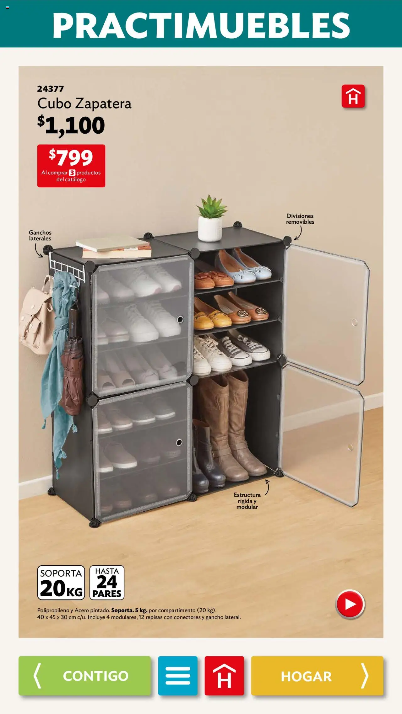 Nuevas ofertas de Betterware válidas en toda la República Mexicana desde el 29.09.2025. ¡Encuentra las mejores ofertas en Betterware - Campaña 10 2025! | Página: 10 | Productos: Modular