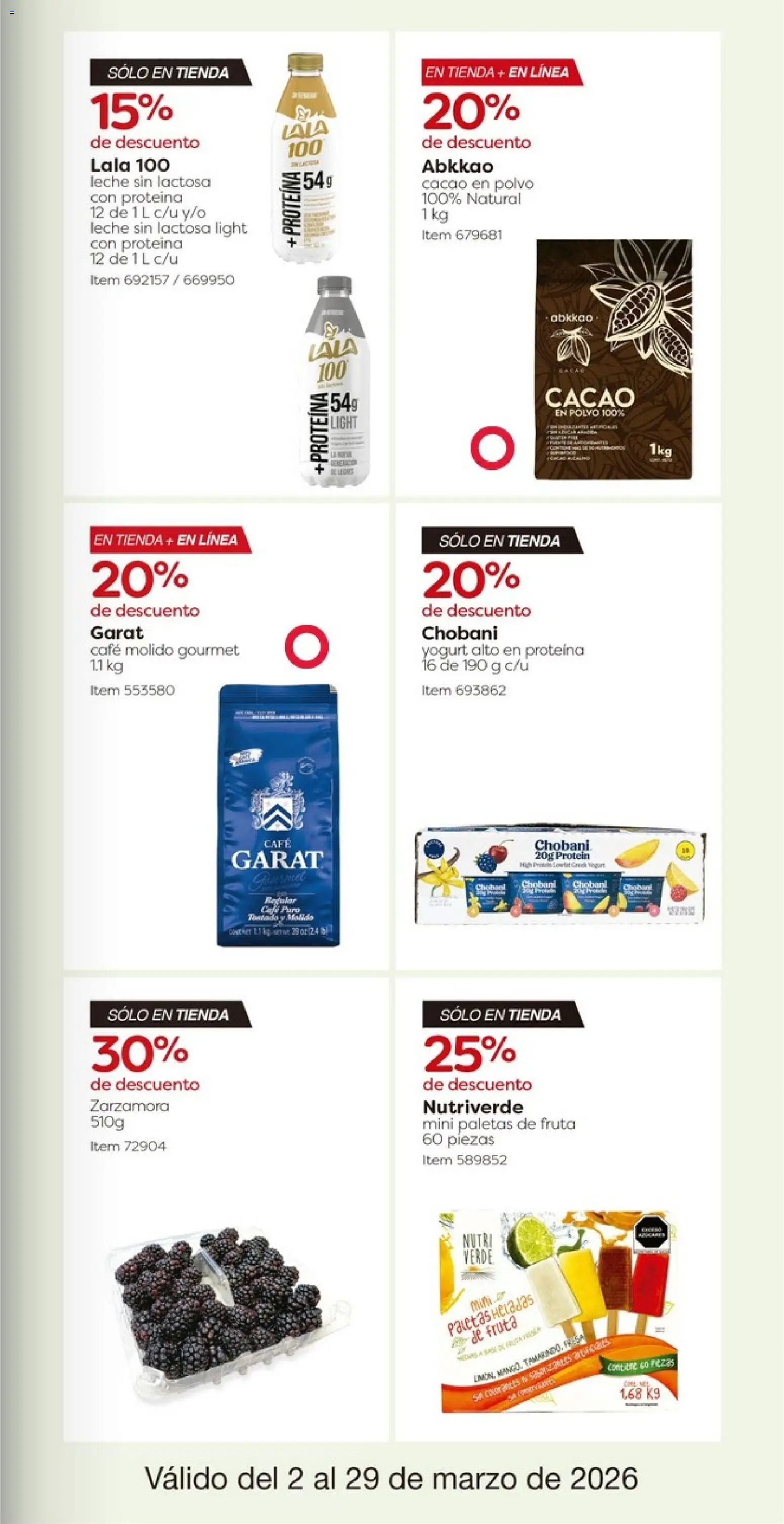 Nuevas ofertas de Costco válidas en toda la República Mexicana desde el 02.03.2026. ¡Encuentra las mejores ofertas en Costco catálogo! | Página: 23 | Productos: Fresa, Leche, Cacao, Polvo