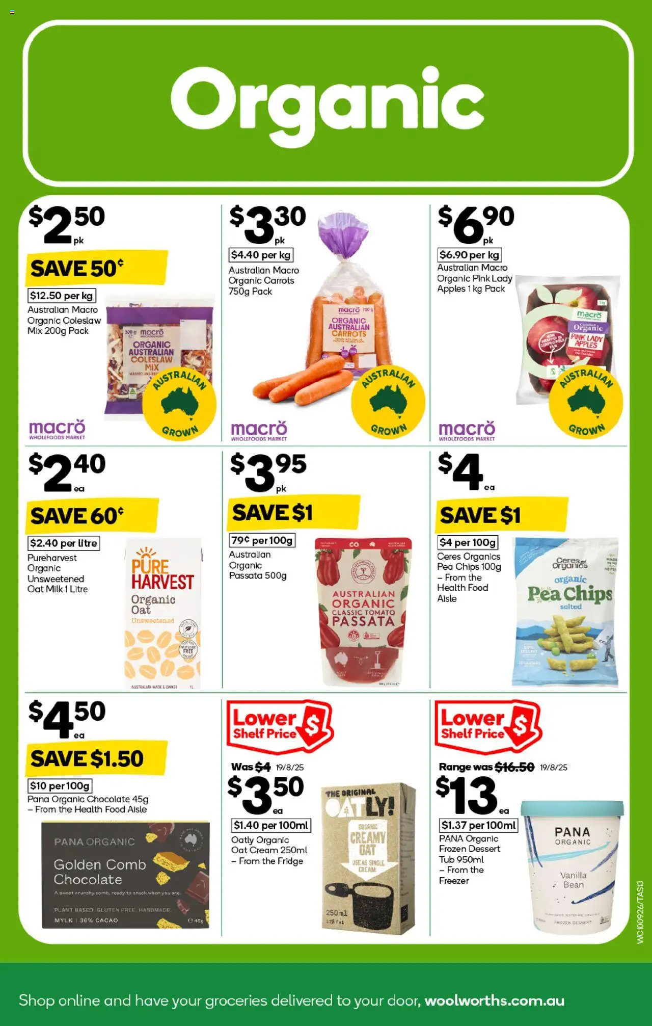 Woolworths catalogue - valid from 10.09.2025 | Page: 13 | Products: Milk, Chocolate, Cream, Fridge