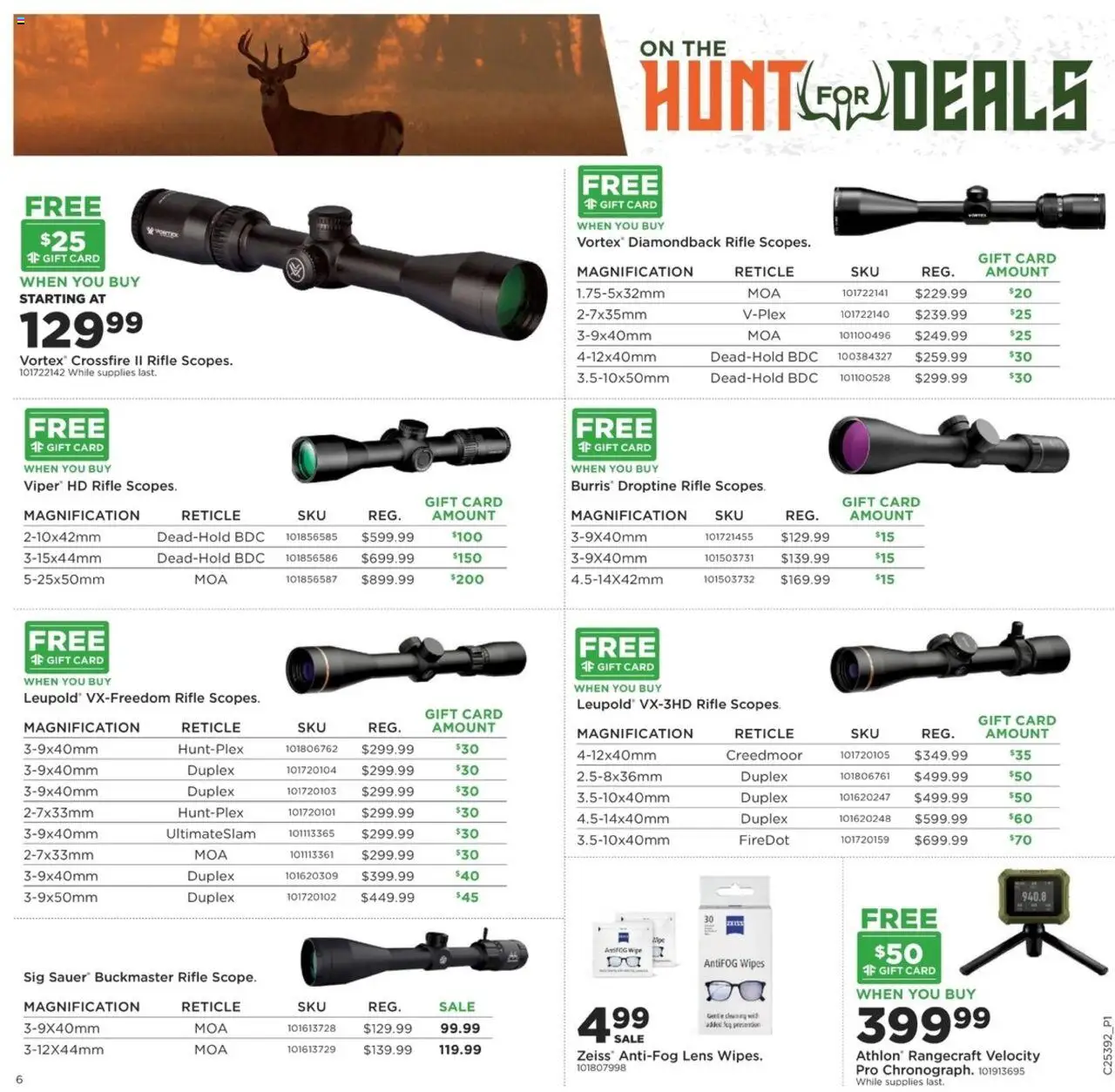 Mills Fleet Farm On the Hunt for Deals - valid from 25.09.2025 | Page: 6 | Products: Rifle