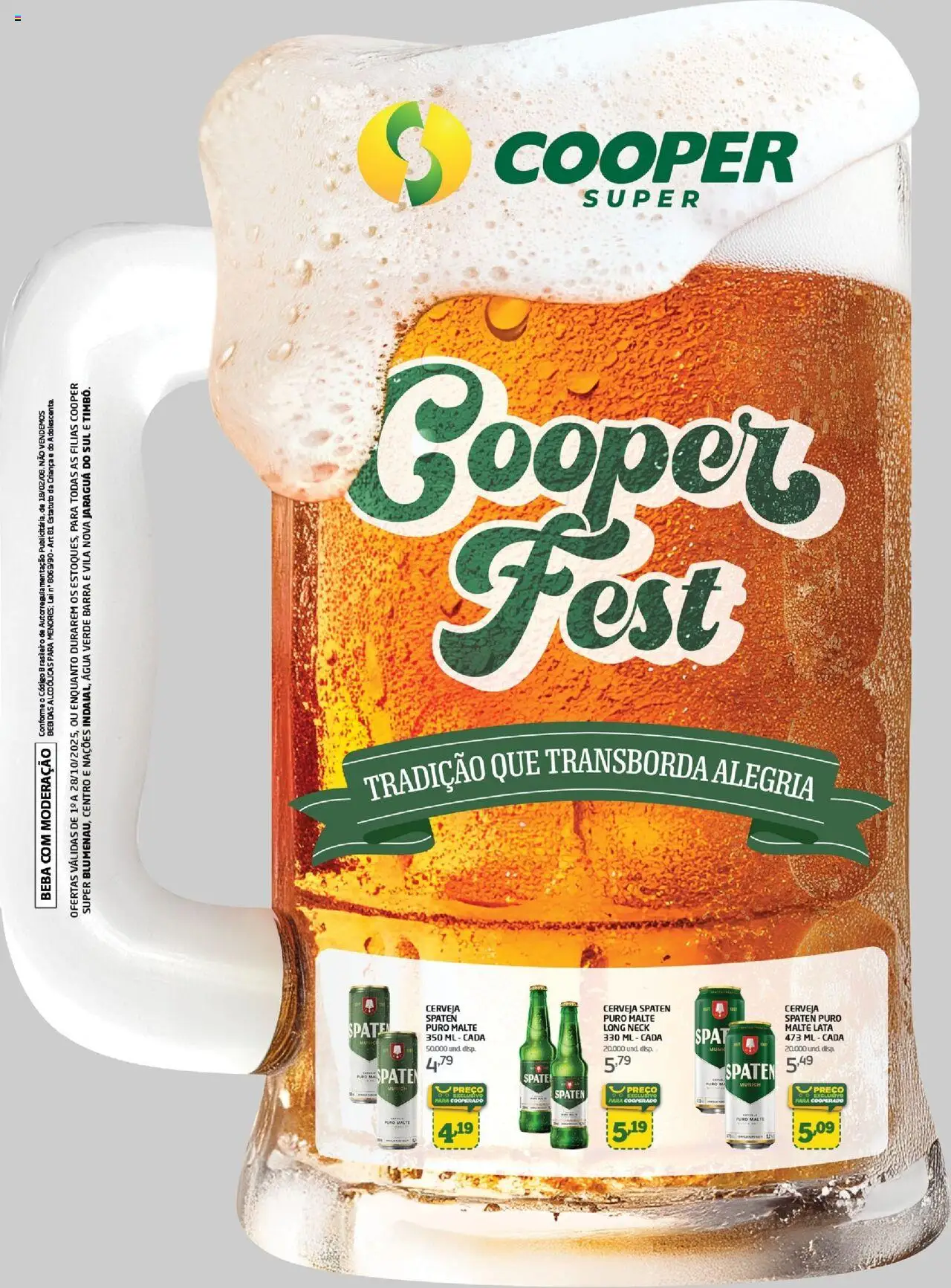 Cooper Folheto - válido de 01.10.2025 | Página: 1 | Produtos: Cerveja