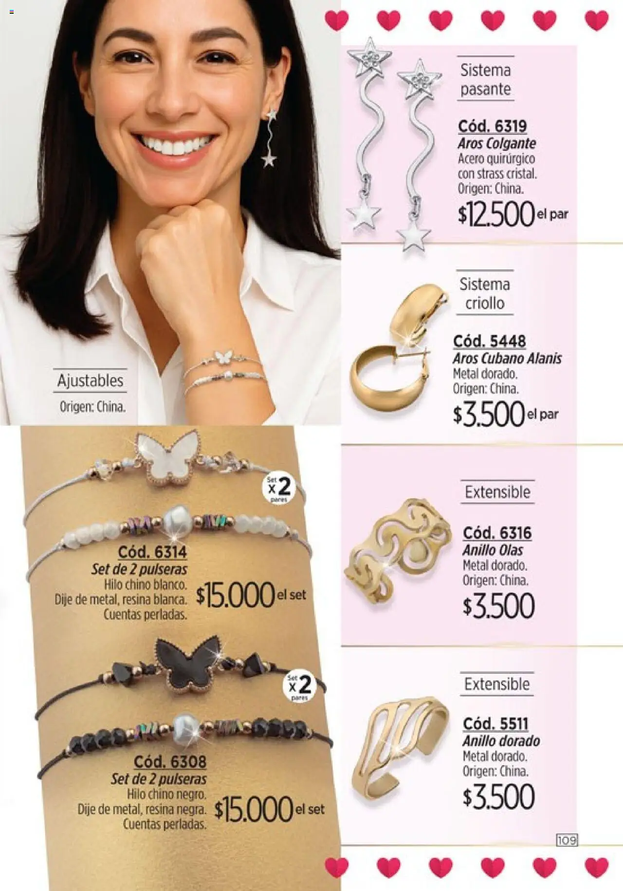 Catálogo Amodil Campaña 14 │ válido desde el 19.08.2025 | Página: 109 | Productos: Aros, Anillo, Dije