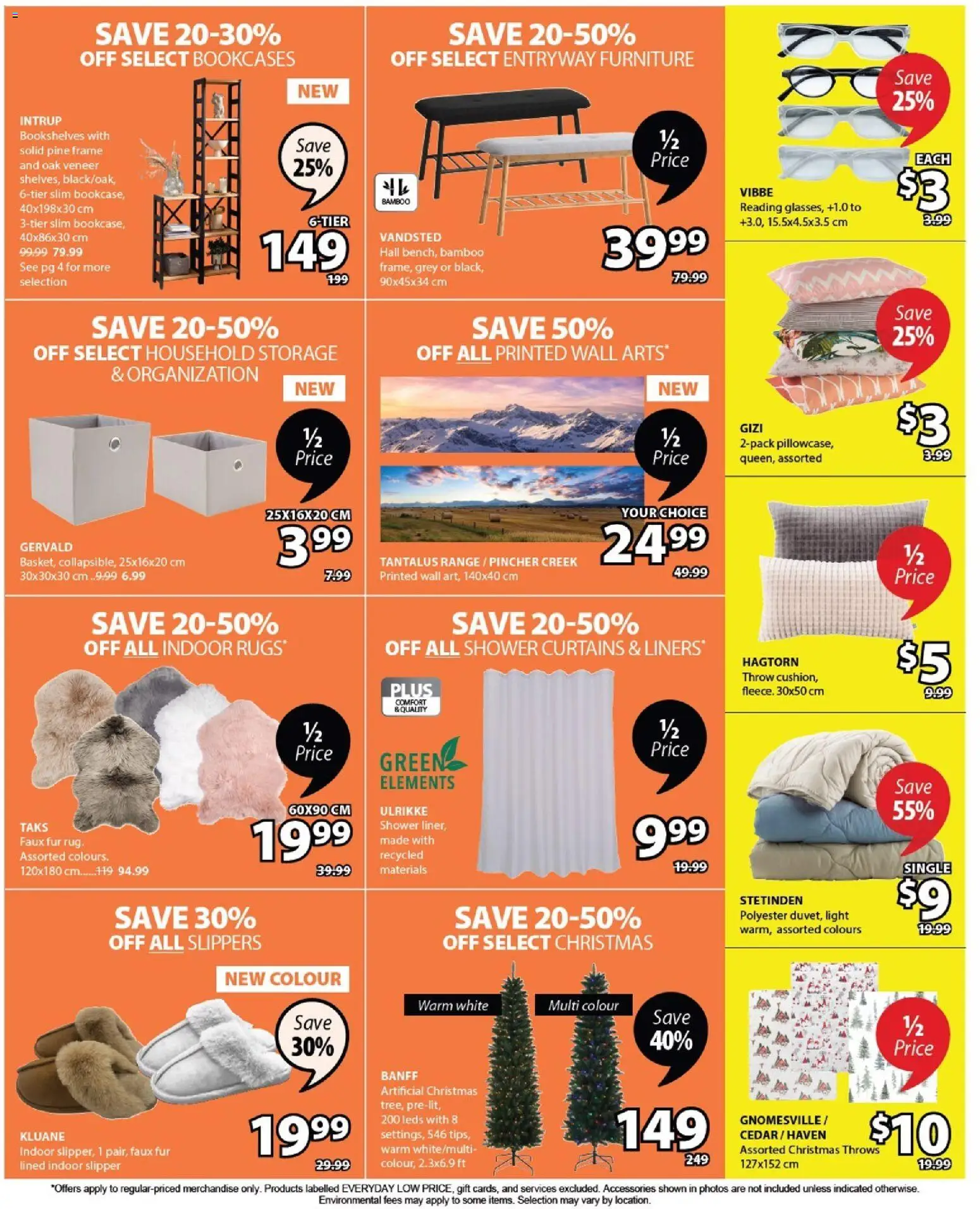 JYSK flyer valid from 23.10.2025 | Page: 2 | Products: Slippers, Shower