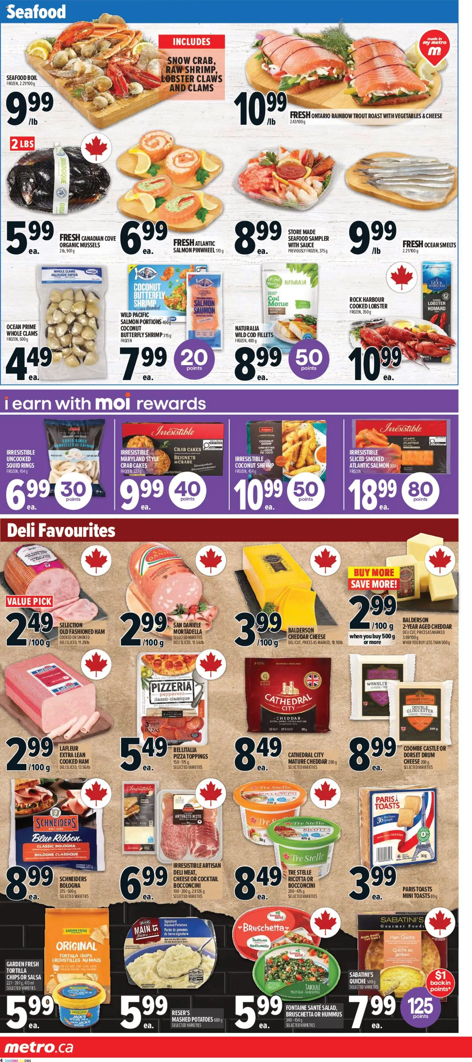 Metro flyer valid from 27.11.2025 | Page: 9 | Products: Chips, Cheese, Ham, Pizza