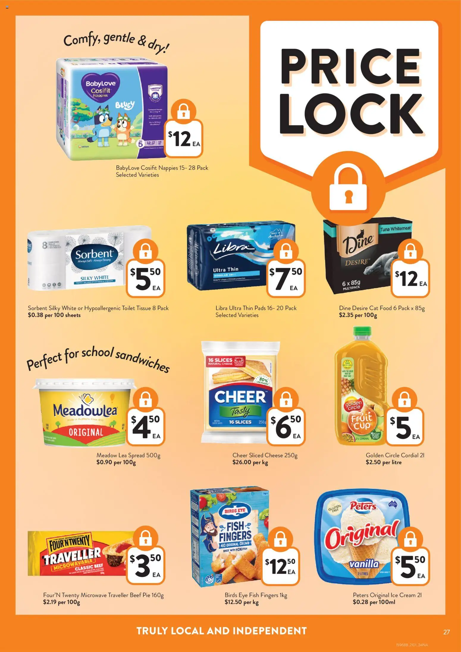 Foodworks catalogue - valid from 21.01.2026 | Page: 27 | Products: Fish, Nappies, Ice cream, Microwave