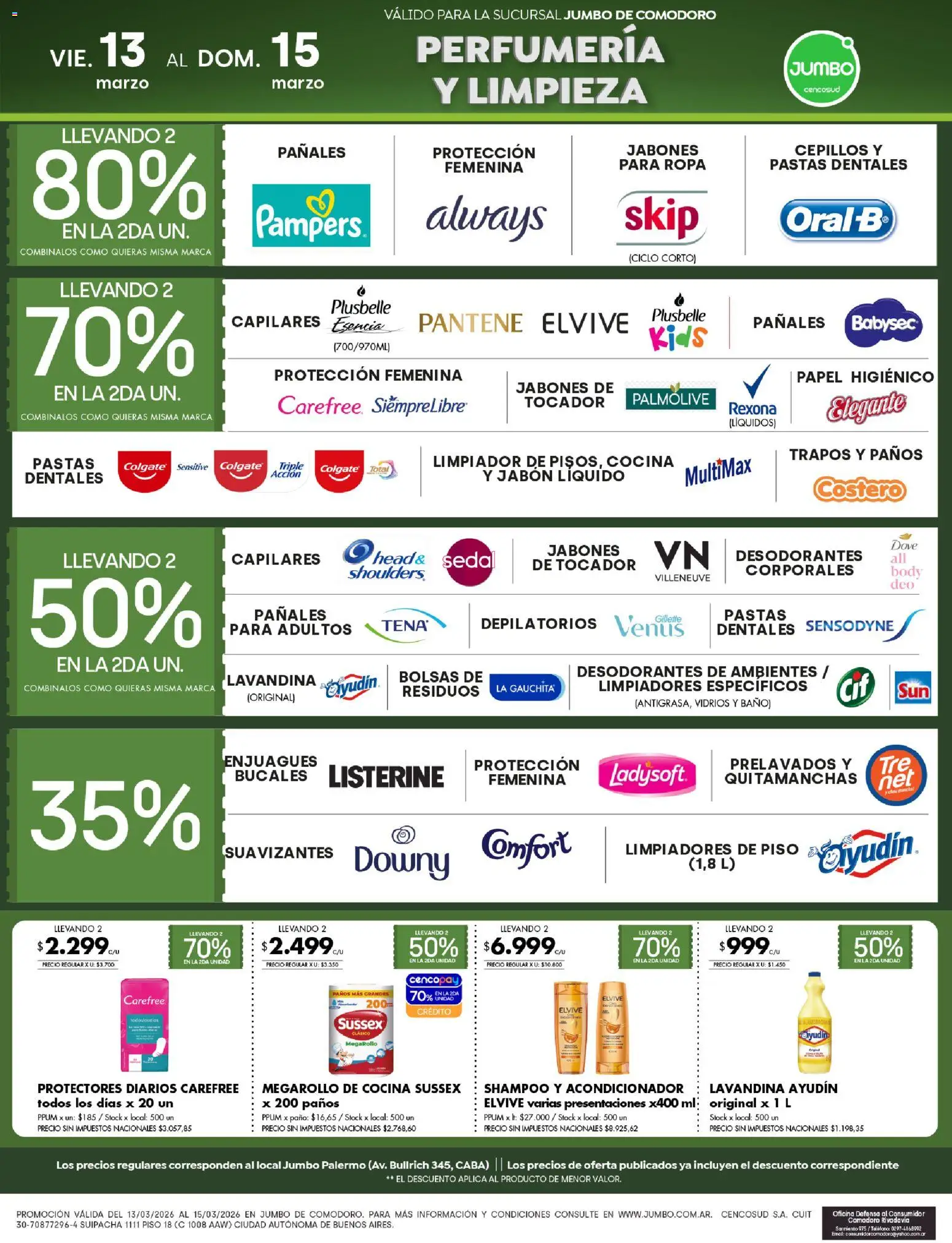 Jumbo ofertas │ válido desde el 13.02.2026 | Página: 6 | Productos: Lavandina, Acondicionador, Quitamanchas, Ropa