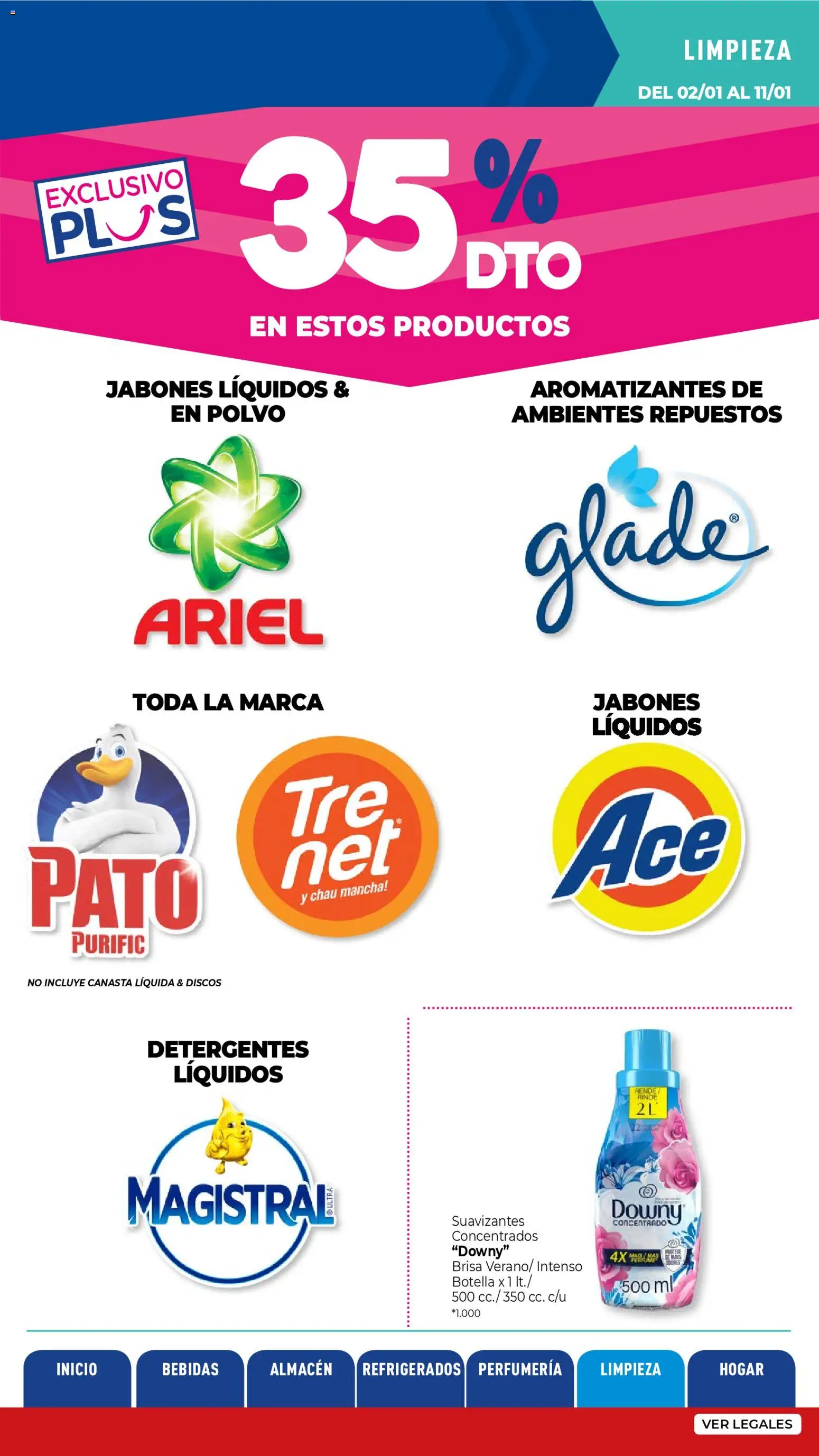 La Anonima catálogo │ válido desde el 02.01.2026 | Página: 28 | Productos: Botella, Polvo, Canasta