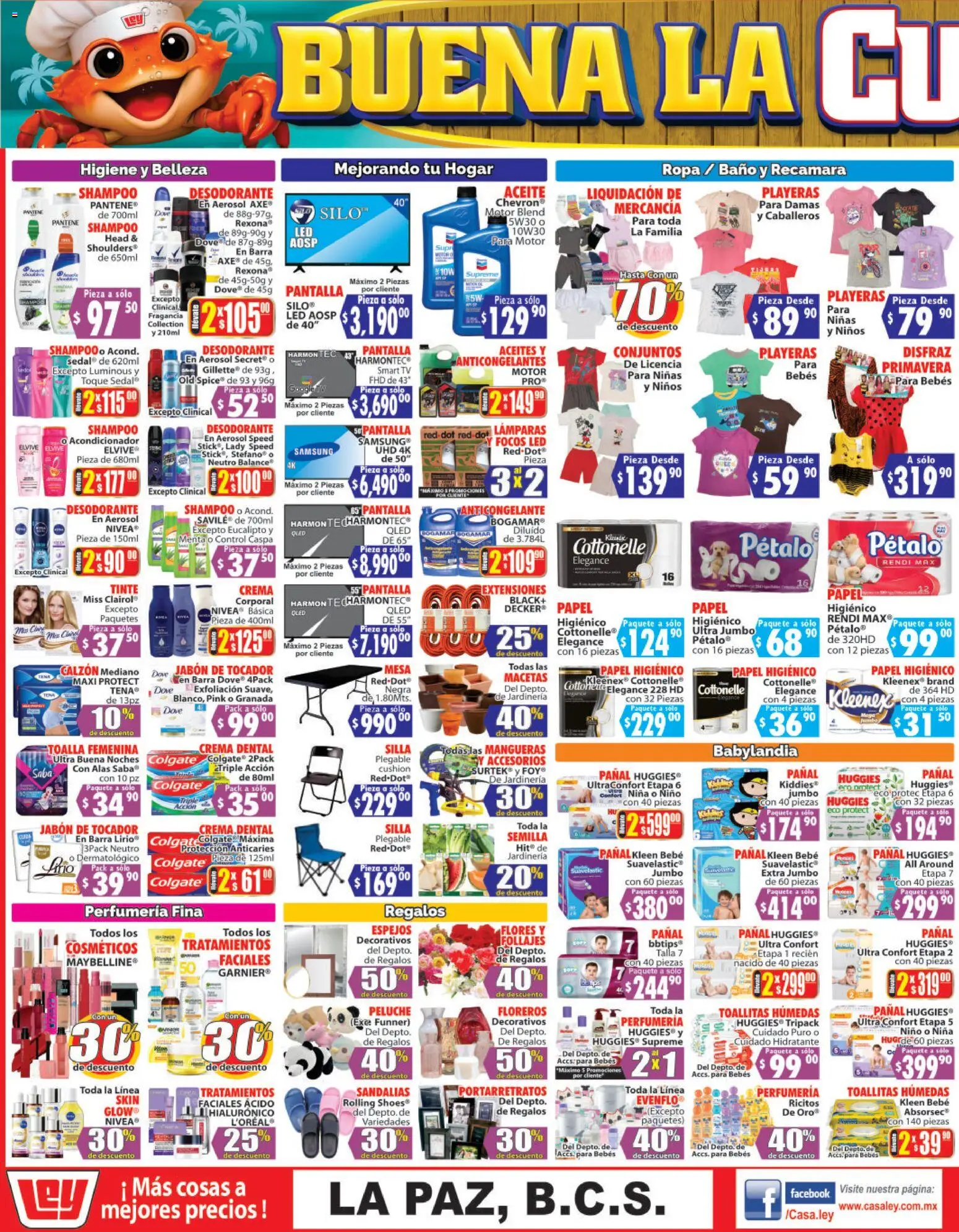 Nuevas ofertas de Casa Ley válidas en toda la República Mexicana desde el 28.02.2026. ¡Encuentra las mejores ofertas en  Casa Ley folleto Autoservicio! | Página: 3 | Productos: Crema, Silla, Ropa, Té