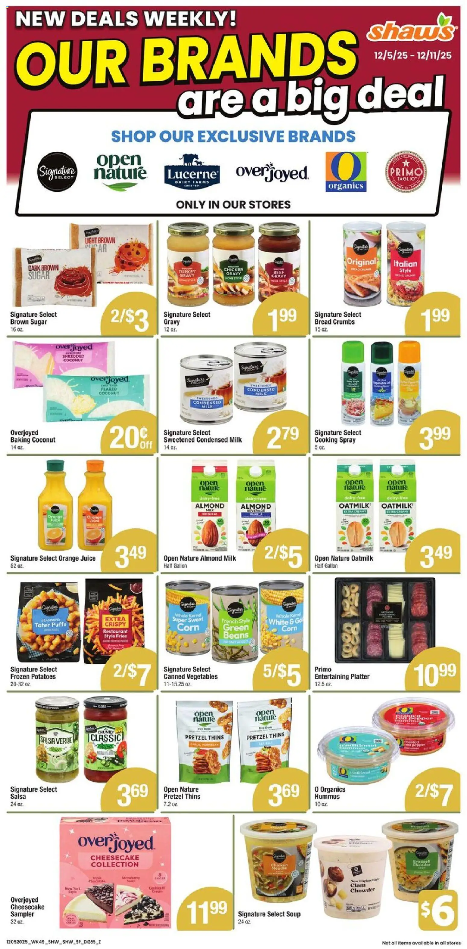 Shaw's Weekly Ad - NH - valid from 05.12.2025 | Page: 7 | Products: Corn, Milk, Chocolate, Potatoes