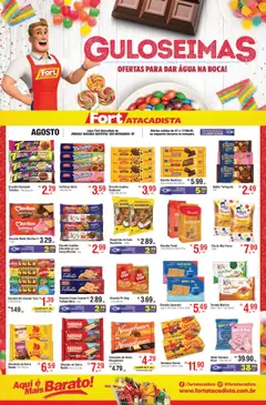 Fort Atacadista - Ofertas Guloseimas - Pré-Visualização do folheto da loja Fort Atacadista, válido de 07.08.2025