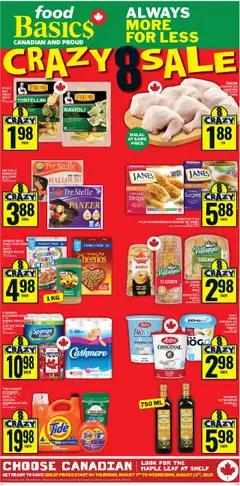 Preview of Food Basics weekly flyer / circulaire from shop Food Basics valid from 07.08.2025