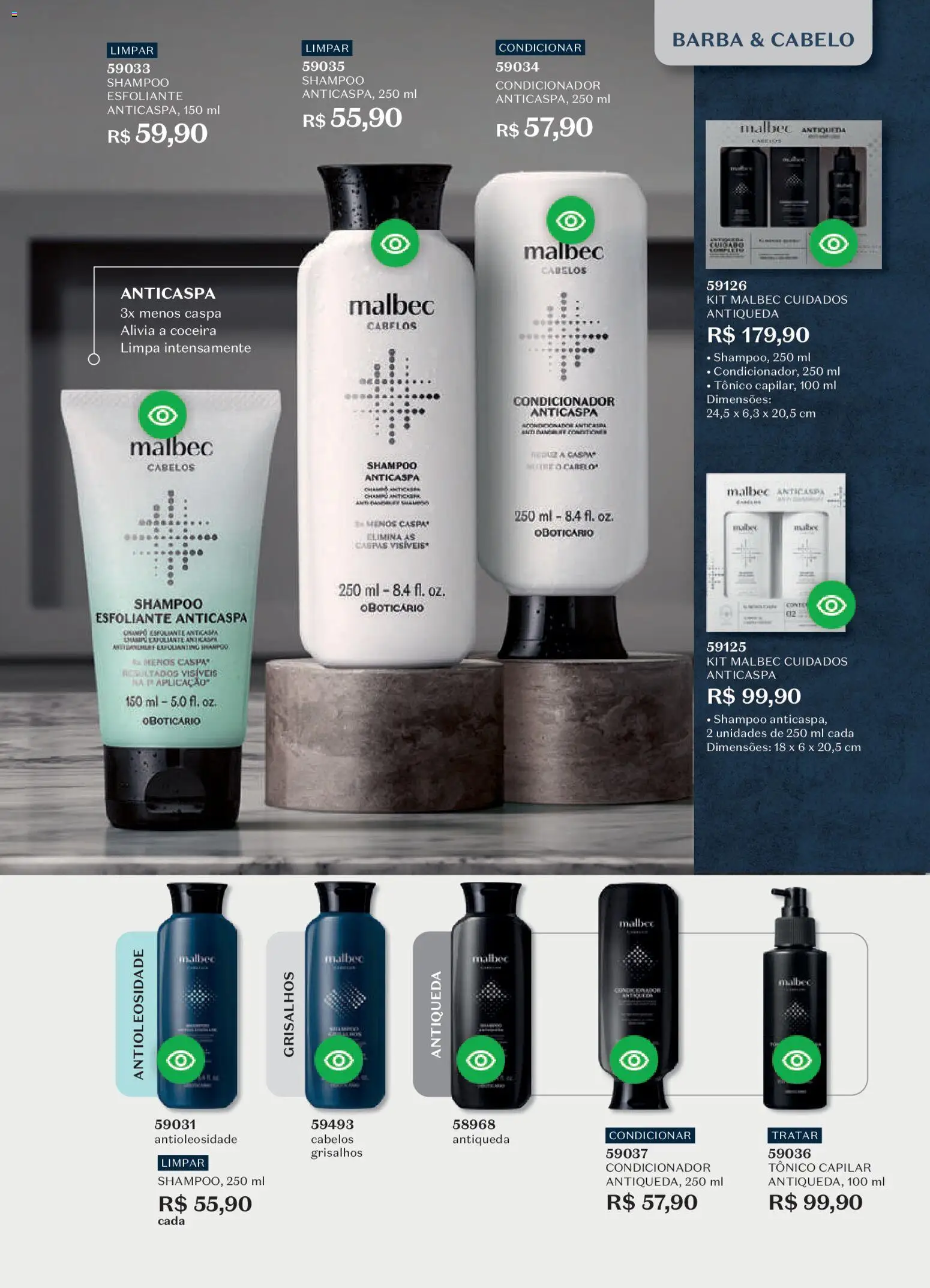 O Boticário Folheto - válido de 23.03.2026 | Página: 99 | Produtos: Shampoo, Tônico, Condicionador