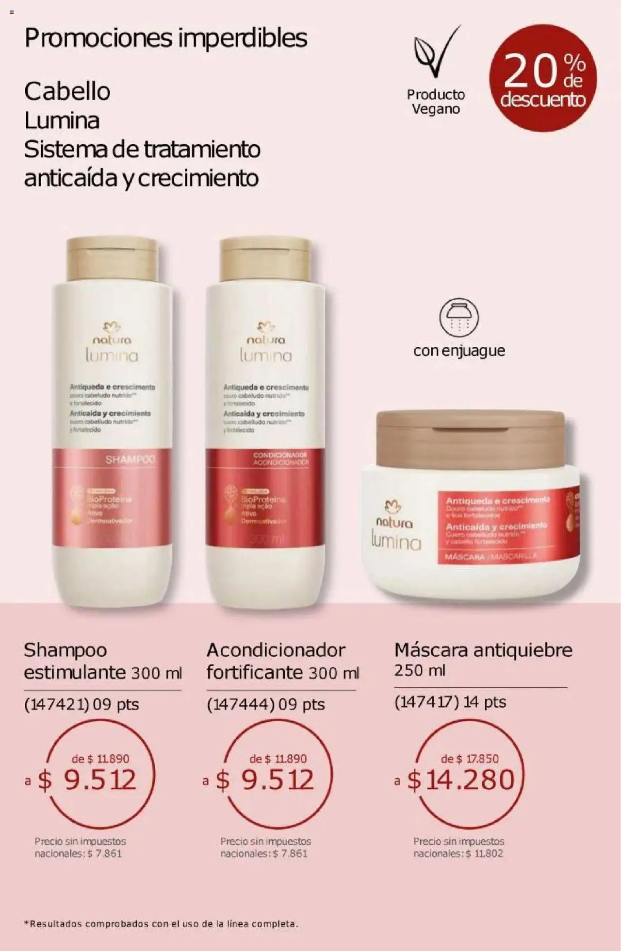 Catálogo Natura Ciclo 11 │ válido desde el 11.08.2025 | Página: 40 | Productos: Mascarilla, Máscara, Shampoo, Acondicionador