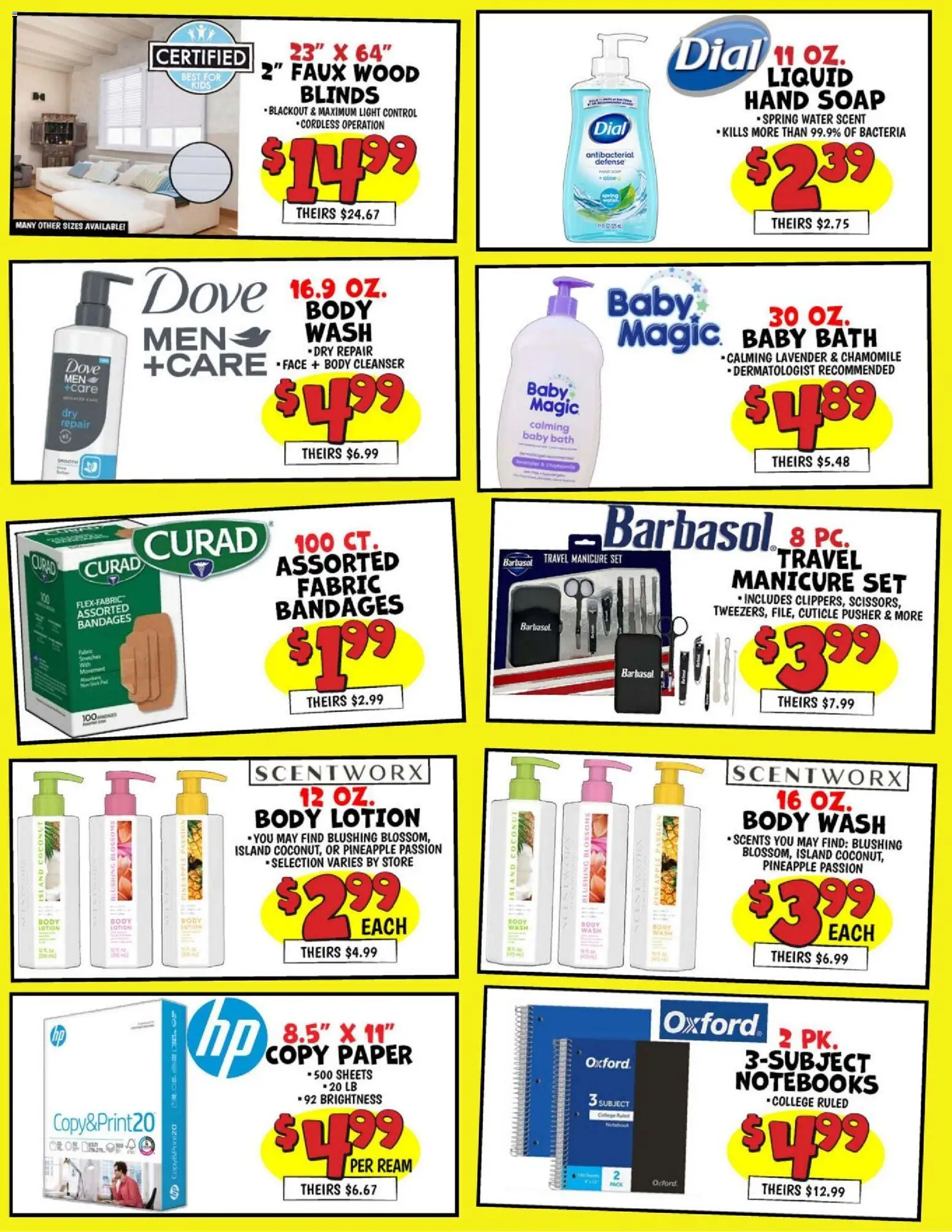 Ollie's Weekly Ad - valid from 09.01.2026 | Page: 3 | Products: Bath, Soap, Pineapple, Water