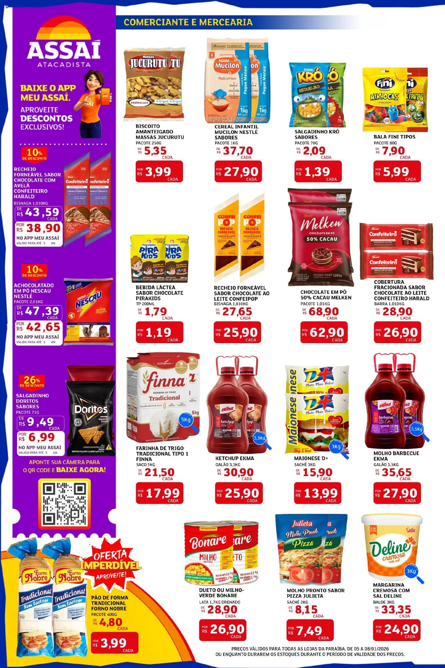 Assaí Atacadista Folheto - válido de 05.01.2026 | Página: 2 | Produtos: Forno, Pó, Chocolate, Ketchup