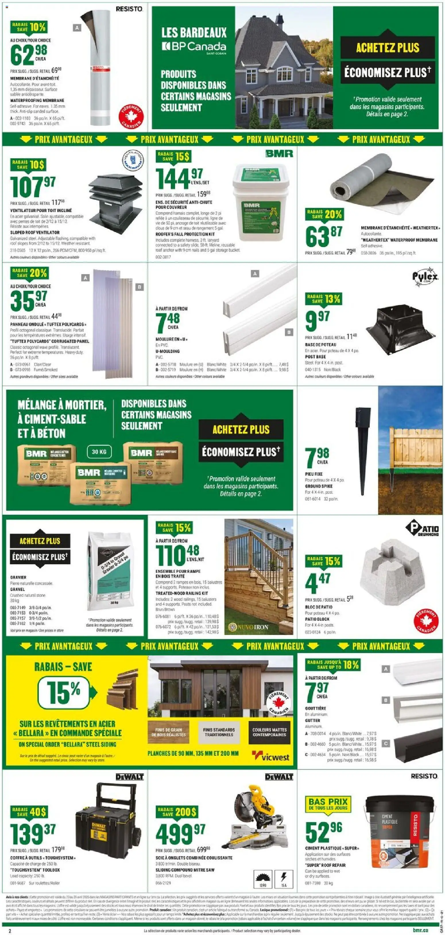 BMR Flyer from Apr 23, 2026 - Unlock Huge Savings | Canada