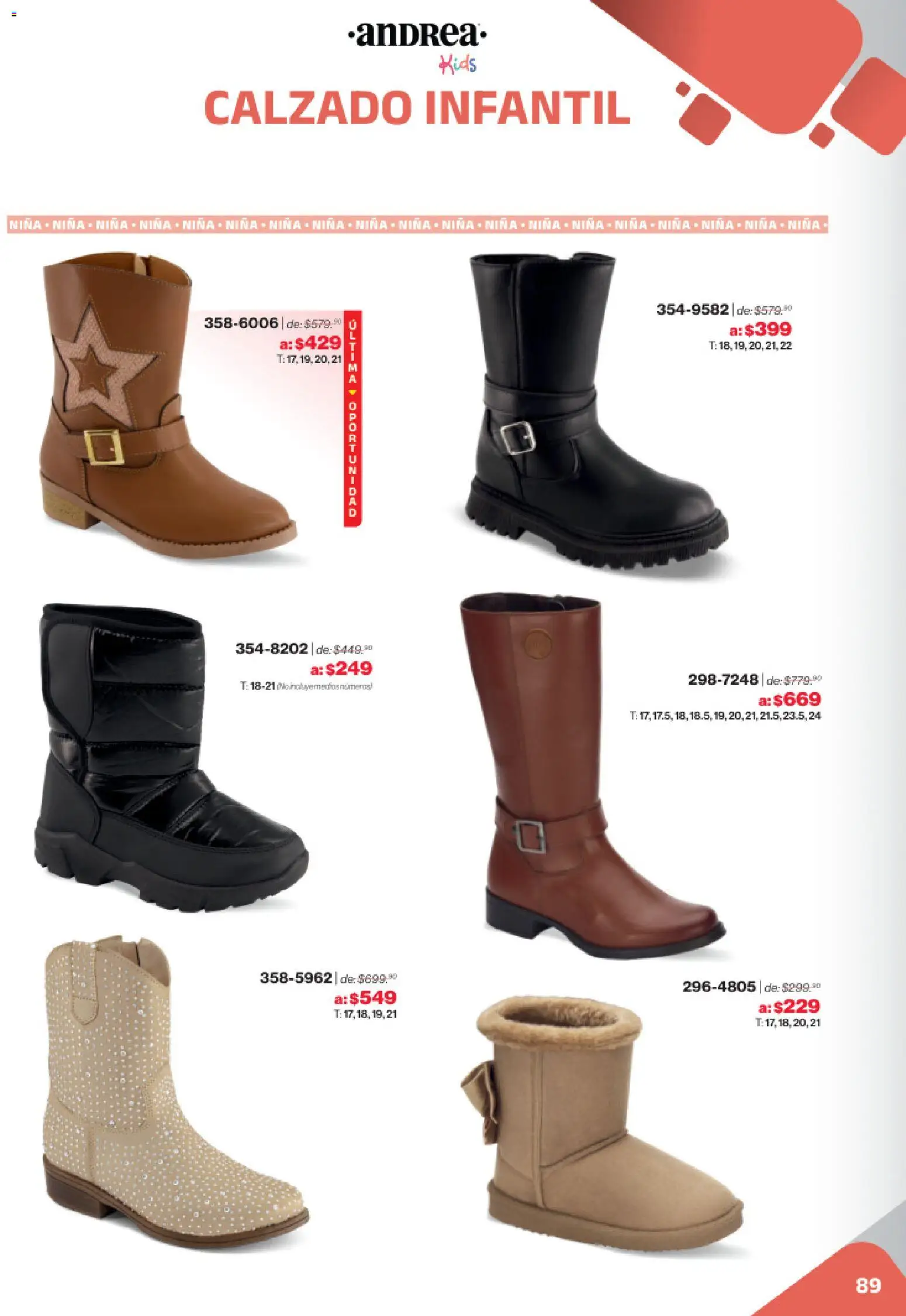 Nuevas ofertas de Andrea válidas en toda la República Mexicana desde el 02.11.2025. ¡Encuentra las mejores ofertas en Andrea catálogo Outlet! | Página: 89