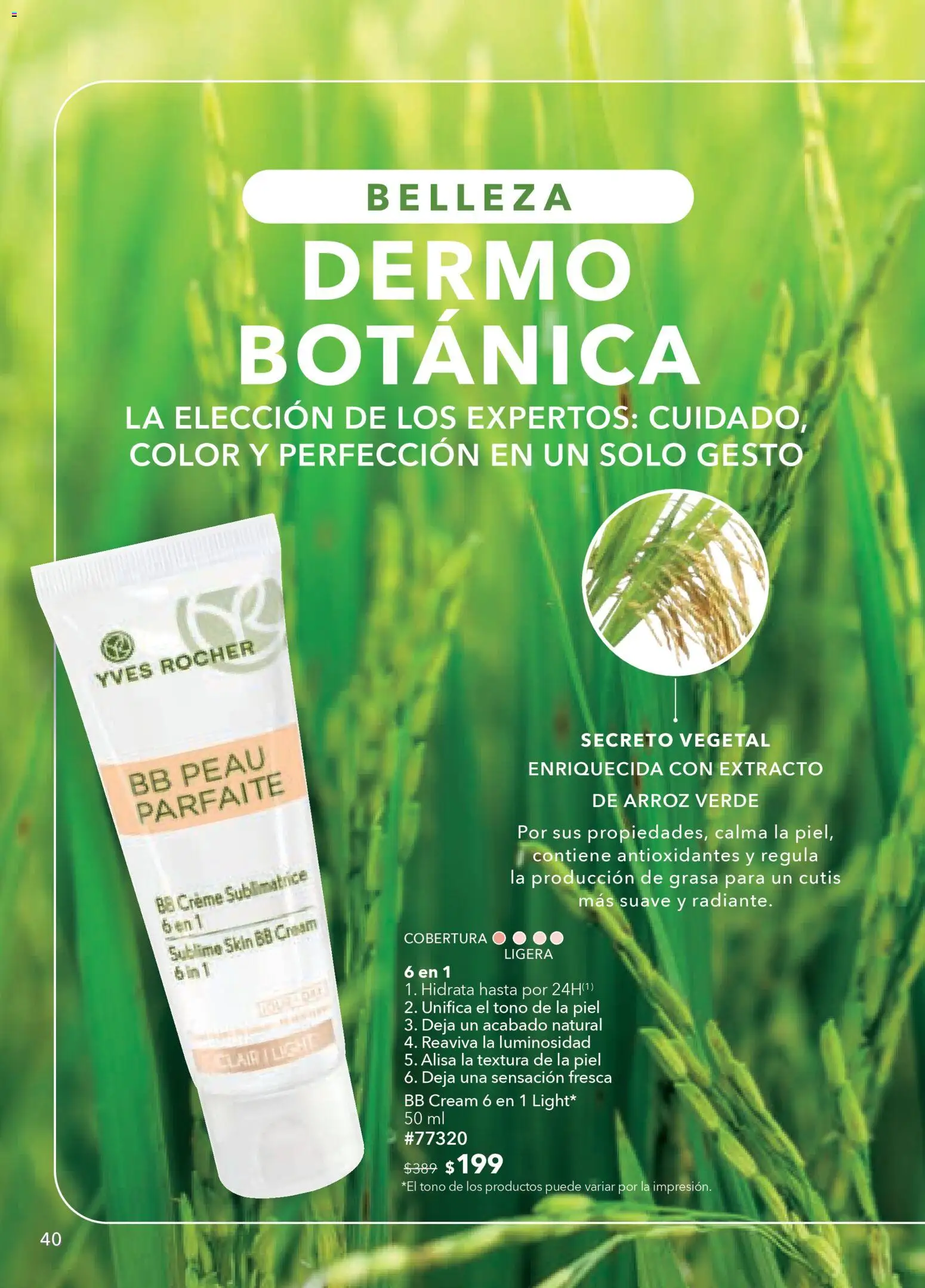 Nuevas ofertas de Yves Rocher válidas en toda la República Mexicana desde el 24.03.2026. ¡Encuentra las mejores ofertas en Yves Rocher campaña 5 2026! | Página: 40 | Productos: Arroz