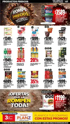 Vista previa Yaguar catálogo válido desde el 20.04.2026 | Página: 7 | Productos: Pollo, Dulce de leche, Pan, Jugo