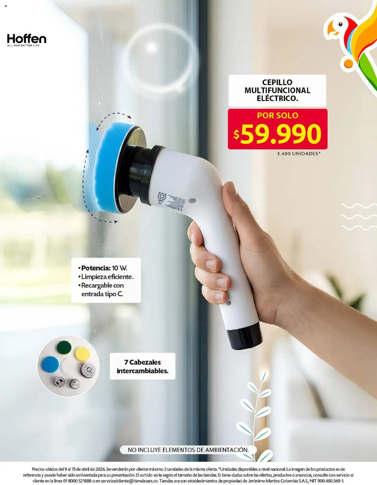 Ara revista - valida desde el 09.04.2026 | Página: 19 | Productos: Sobre, Cepillo