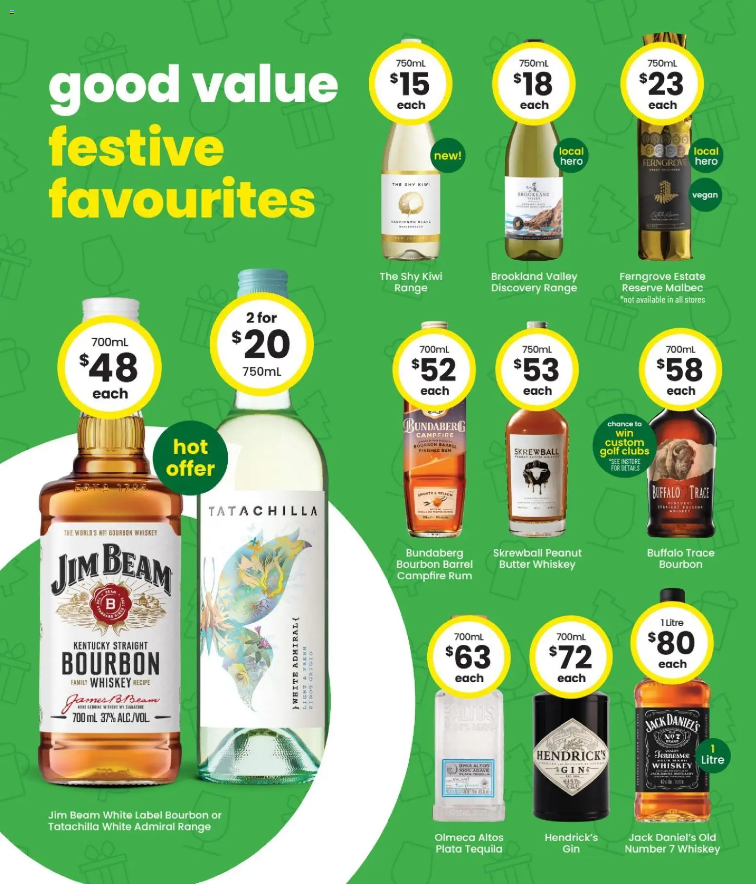 The Bottle-O catalogue - valid from 10.11.2025 | Page: 4 | Products: Light, Butter, Bourbon, Rum