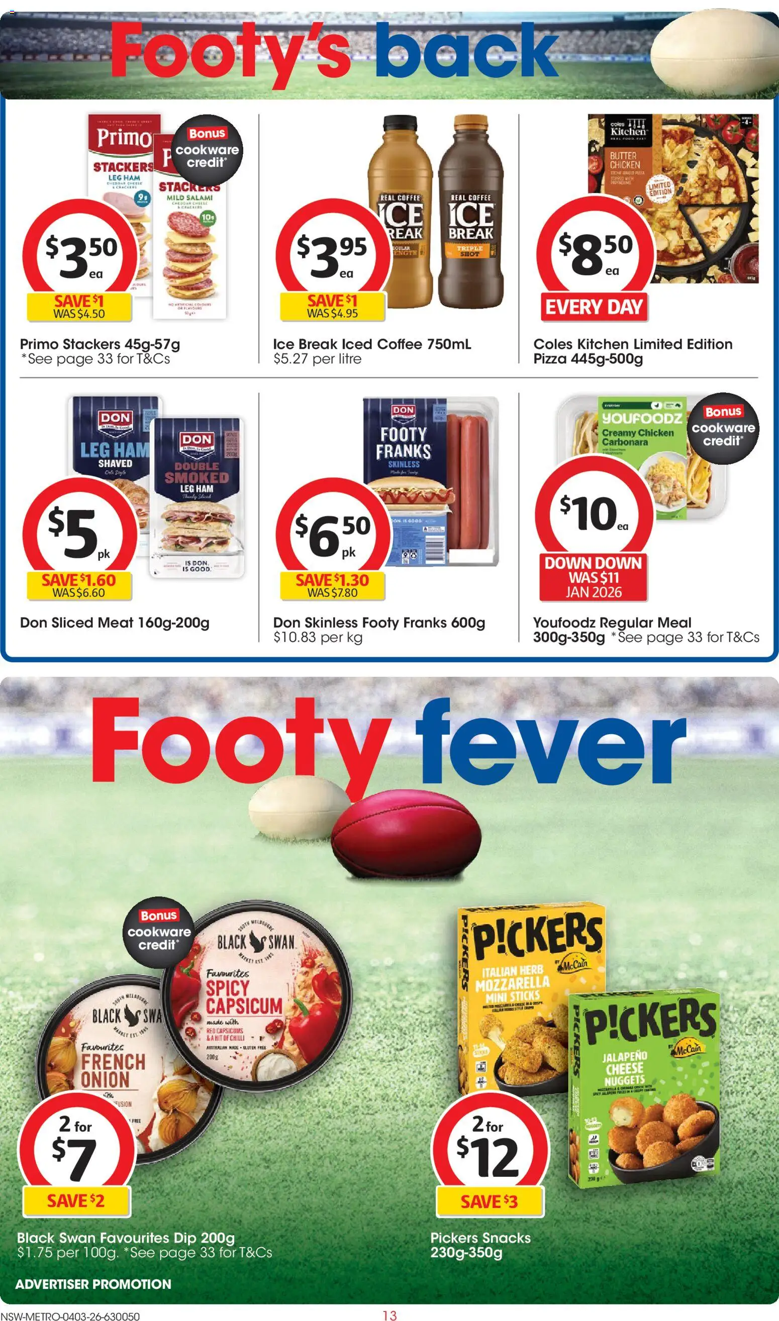 Coles catalogue - valid from 04.03.2026 | Page: 13 | Products: Capsicum, Chicken, Meat, Chilli