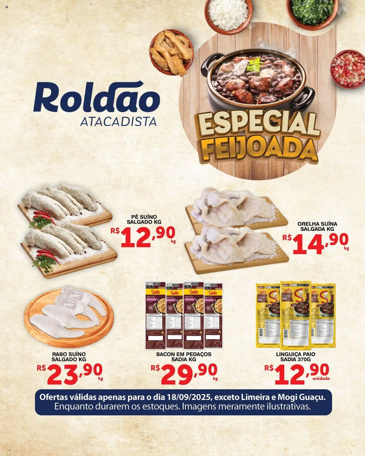 Roldão Folheto - válido de 18.09.2025 | Página: 1 | Produtos: Linguiça