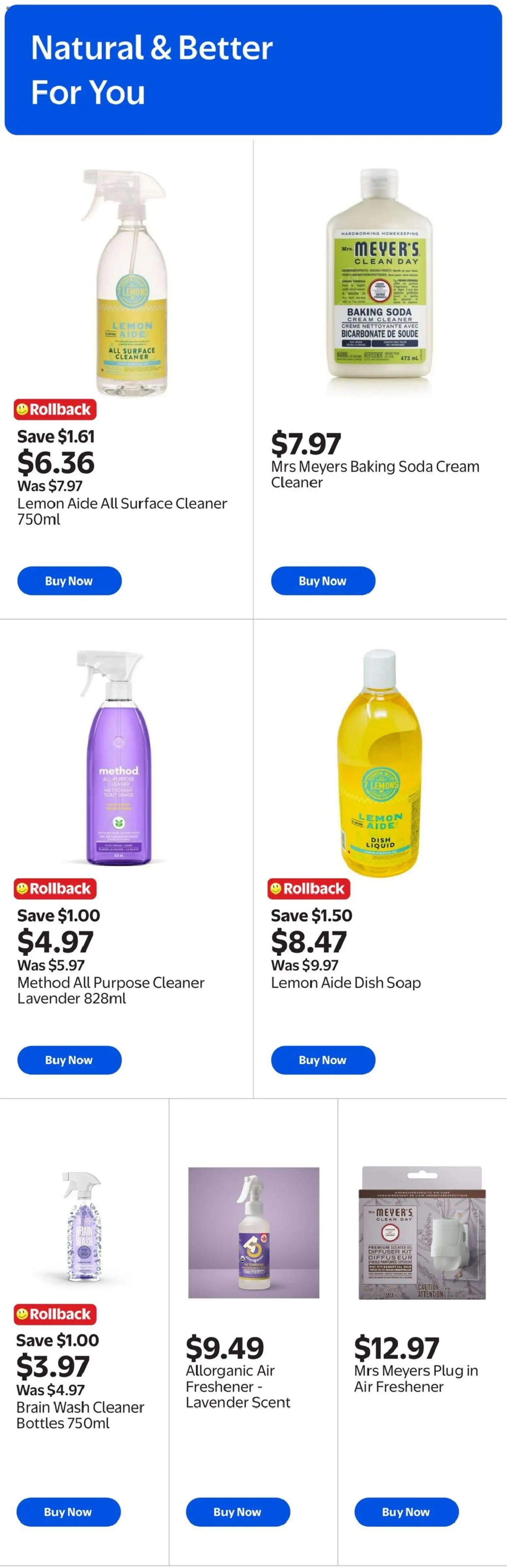 Walmart flyer valid from 02.04.2026 | Page: 8 | Products: Cream, Soap