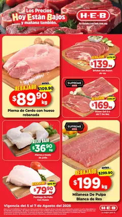 Vista previa de H-E-B folleto, nuevo folleto de la tienda, válido en México a partir del 05.08.2025