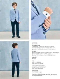 Vista previa de El Corte Inglés catálogo Comuniones , nuevo folleto de la tienda, válido en México a partir del 20.11.2025 | Página: 24 | Productos: Camisa, Corbata, Gemelos