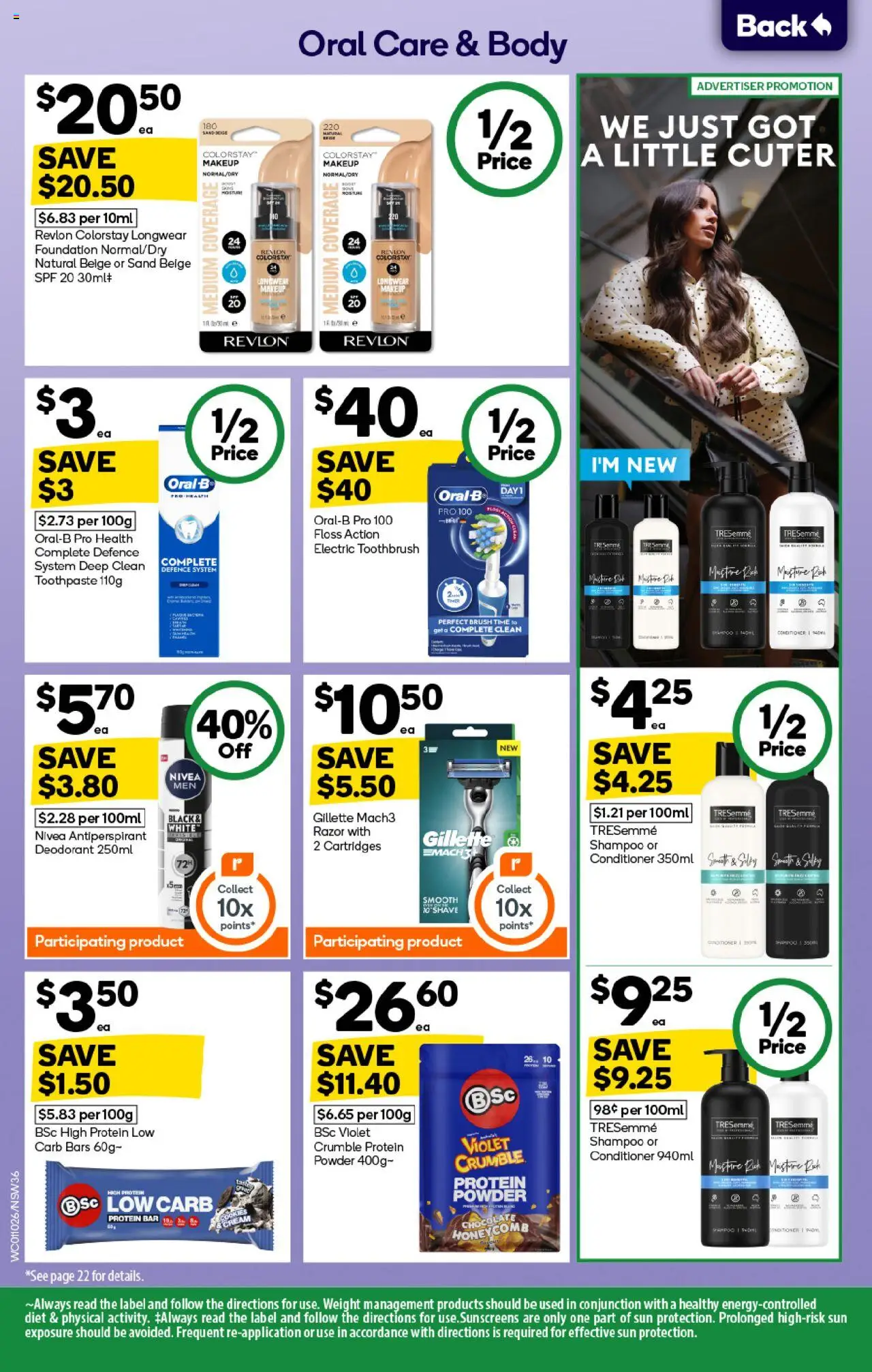 Woolworths catalogue - valid from 01.10.2025 | Page: 34 | Products: Brush, Deodorant, Antiperspirant, Razor