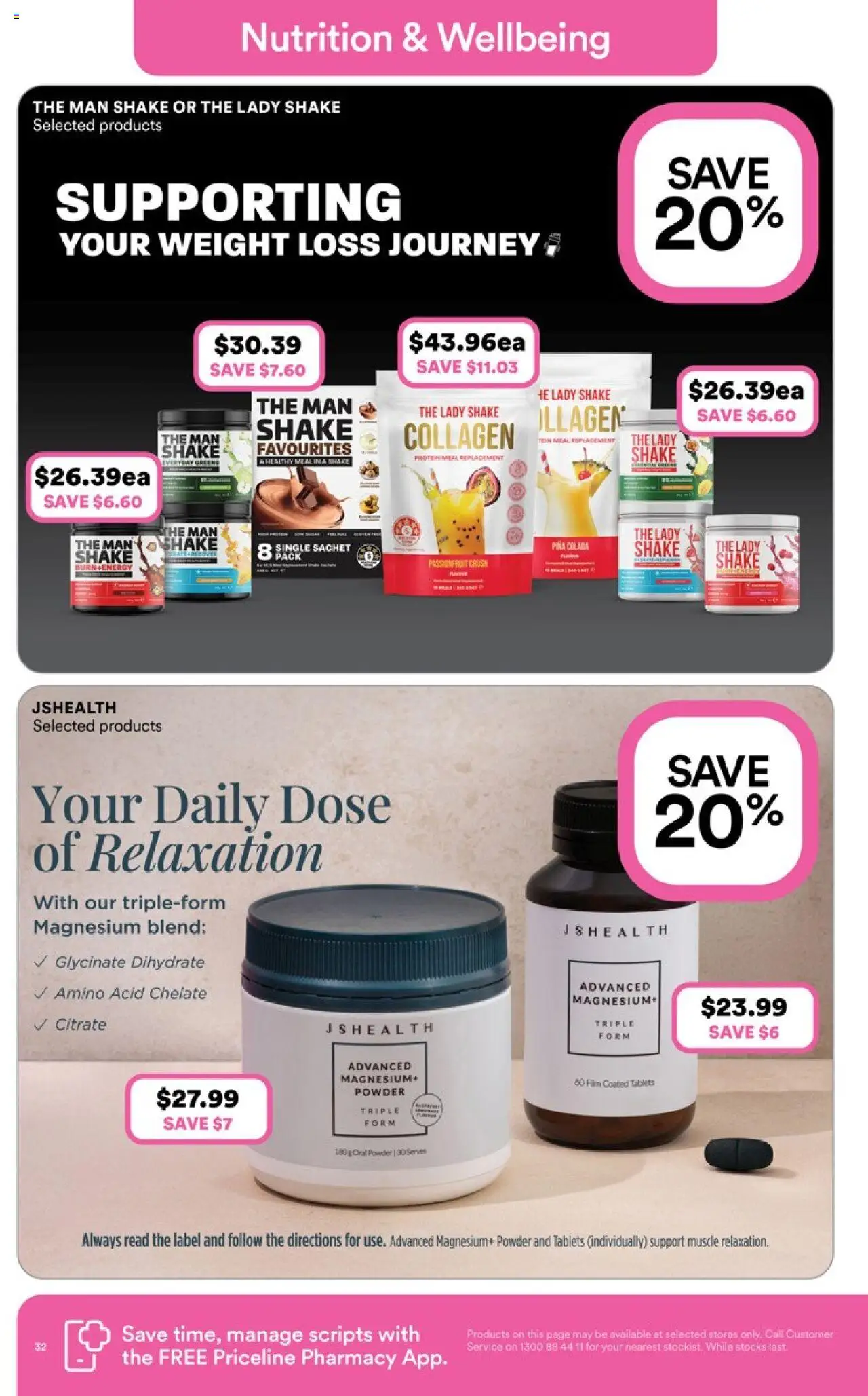Priceline Pharmacy catalogue - valid from 16.10.2025 | Page: 32 | Products: Powder, Collagen, Weight loss, Weight