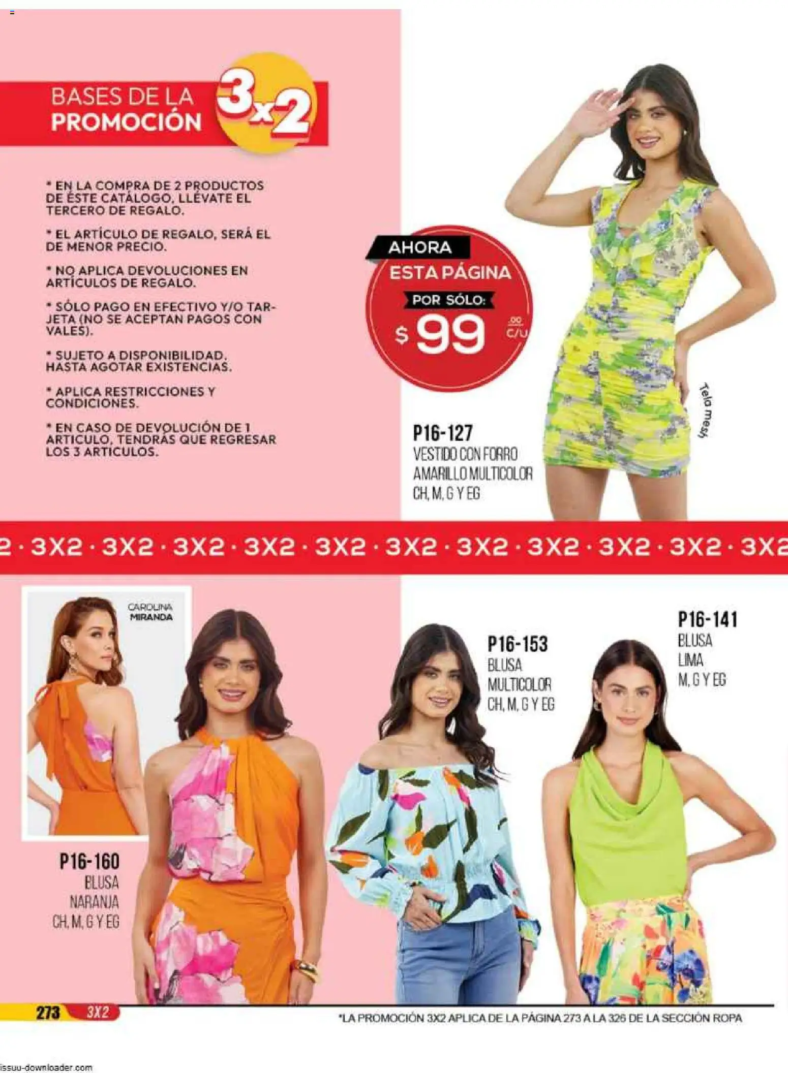 Nuevas ofertas de Cklass válidas en toda la República Mexicana desde el 31.10.2025. ¡Encuentra las mejores ofertas en Cklass catálogo Super Rebajas Ropa! | Página: 276 | Productos: Blusa, Lima, Ropa, Vestido