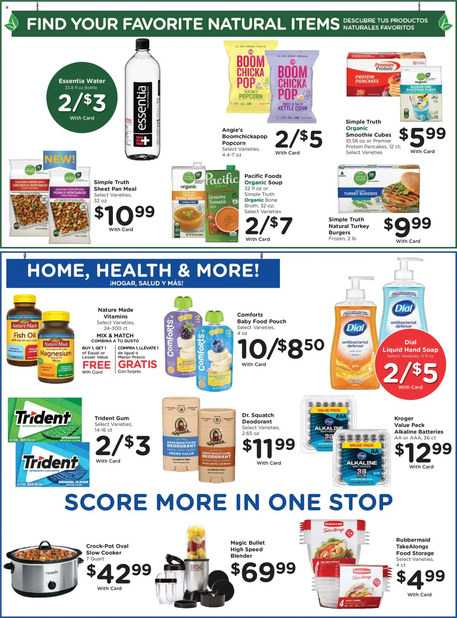 Fry's Food Weekly Ad - valid from 25.02.2026 | Page: 7 | Products: Fish Oil, Deodorant, Water, Sheet