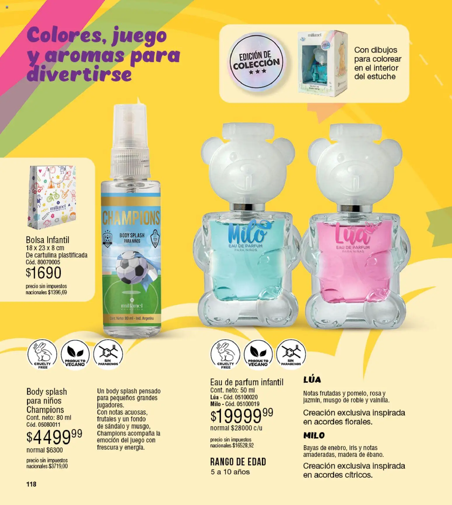 Millanel - Catálogo │ válido desde el 02.03.2026 | Página: 118 | Productos: Body, Bolsa, Estuche