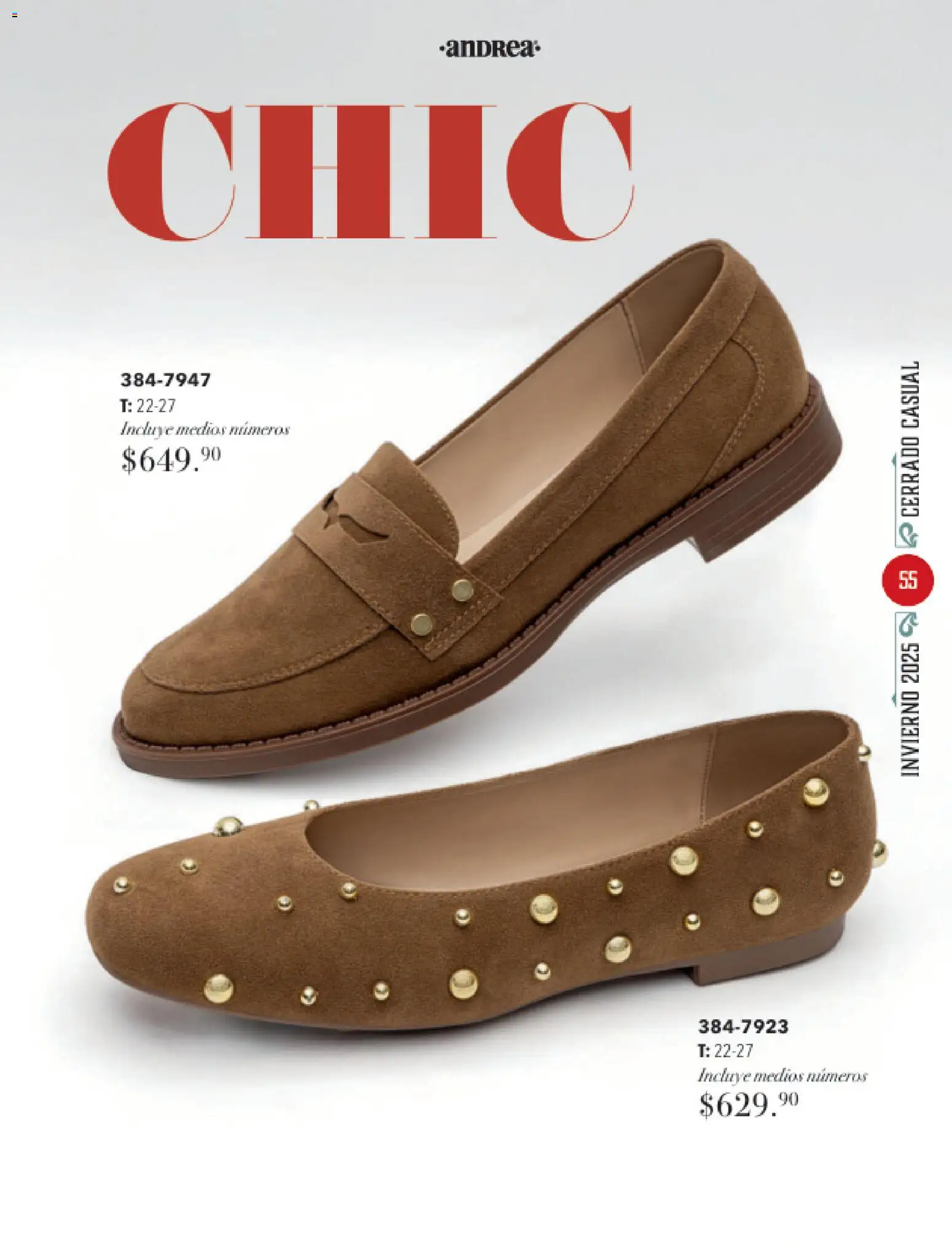 Nuevas ofertas de Andrea válidas en toda la República Mexicana desde el 26.11.2025. ¡Encuentra las mejores ofertas en Andrea catálogo Invierno! | Página: 55