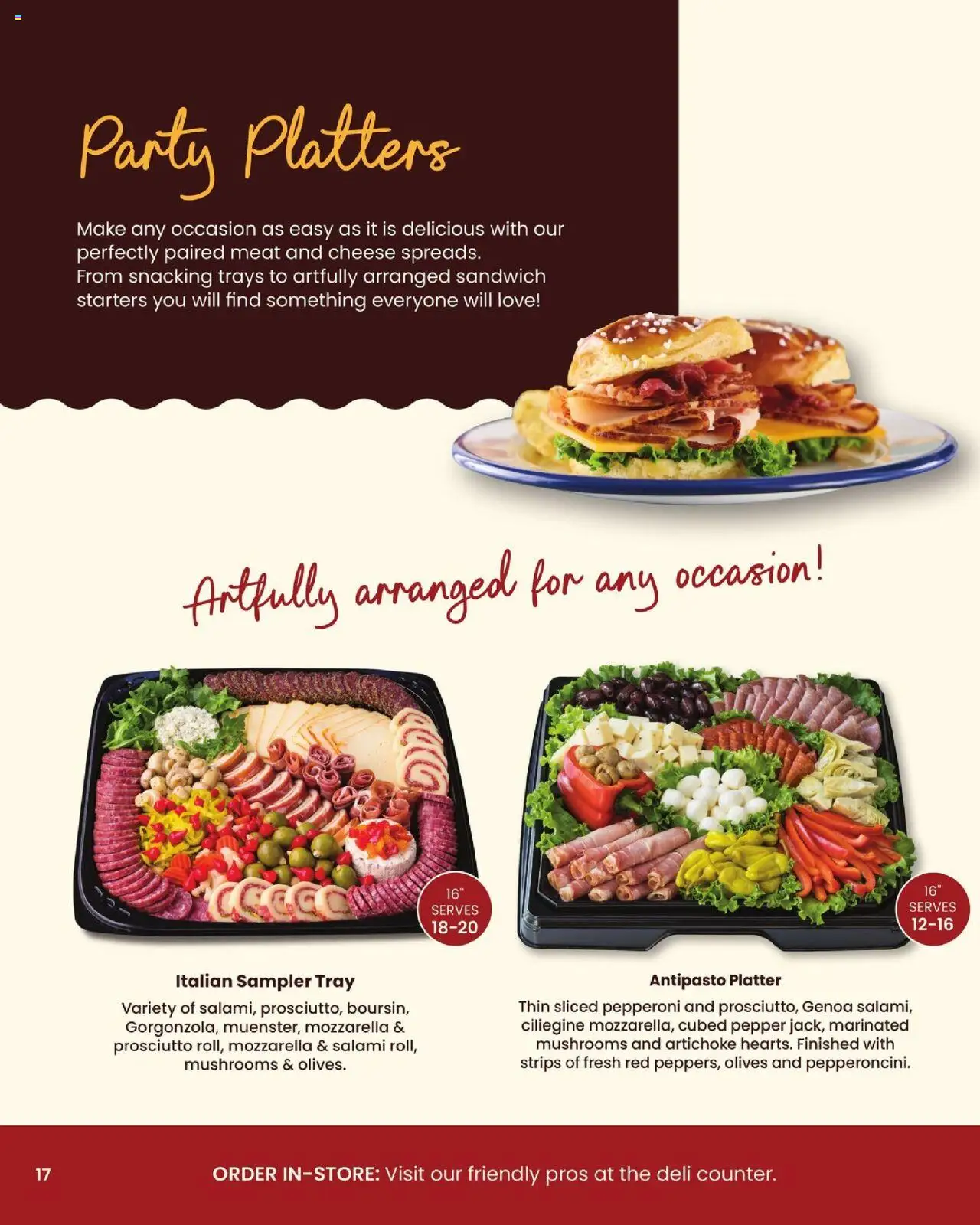 Acme Entertaining Guide - valid from 03.10.2025 | Page: 18 | Products: Mushrooms, Cheese, Salami, Pepper