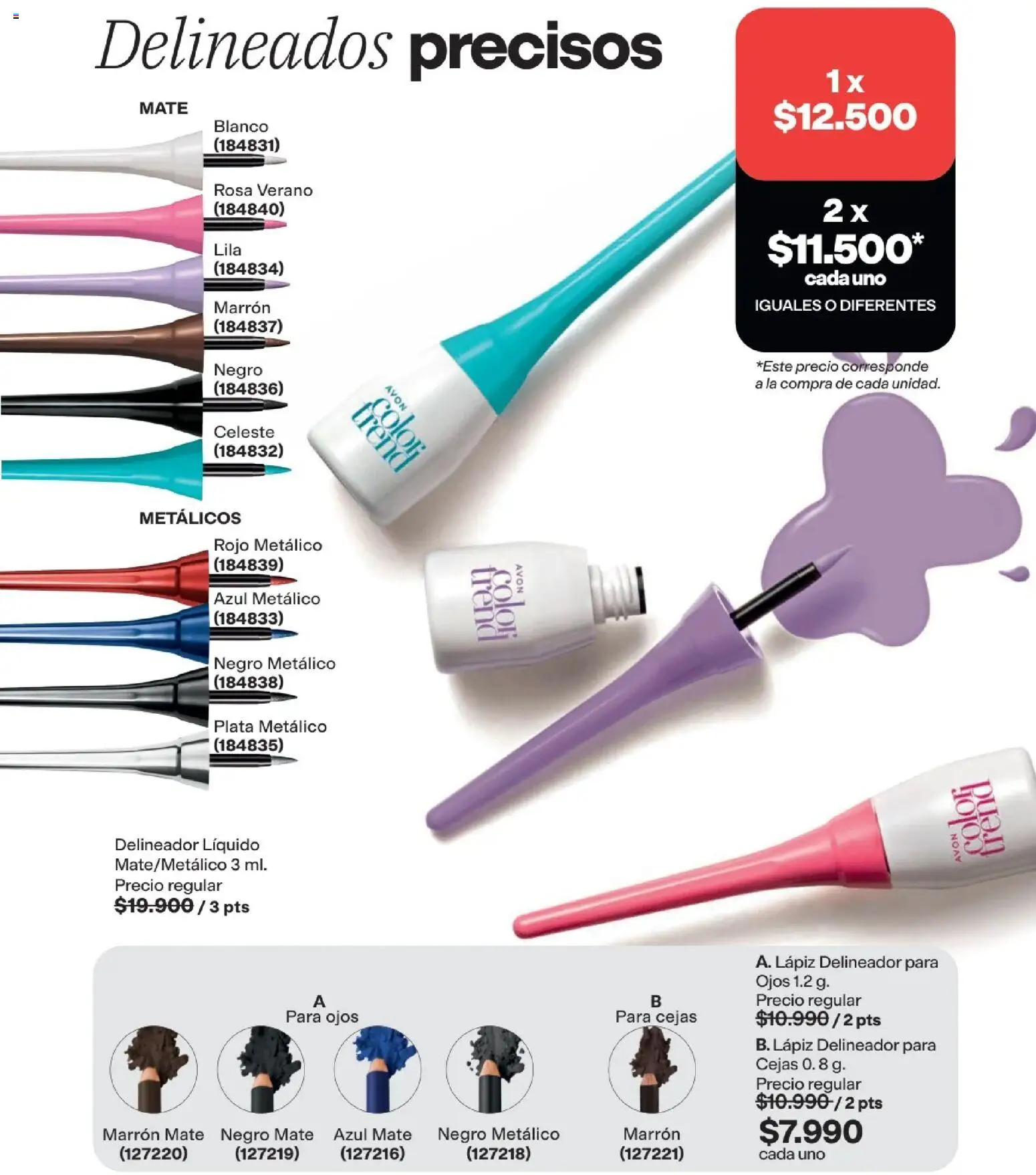 Avon revista - valida desde el 25.03.2026 | Página: 57 | Productos: Delineador