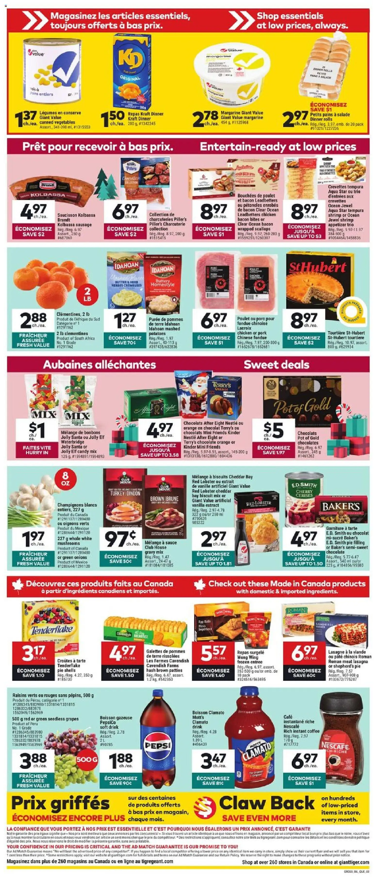 Giant Tiger flyer valid from 17.12.2025 | Page: 2 | Products: Turkey, Coffee, Chicken, Pork