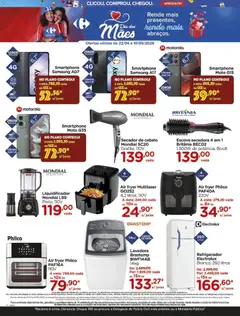 Carrefour ofertas Dia das Mães - Pré-Visualização do folheto da loja Carrefour, válido de 22.04.2026 | Página: 11 | Produtos: Secador de cabelo, Escova, Smartphone, Câmera