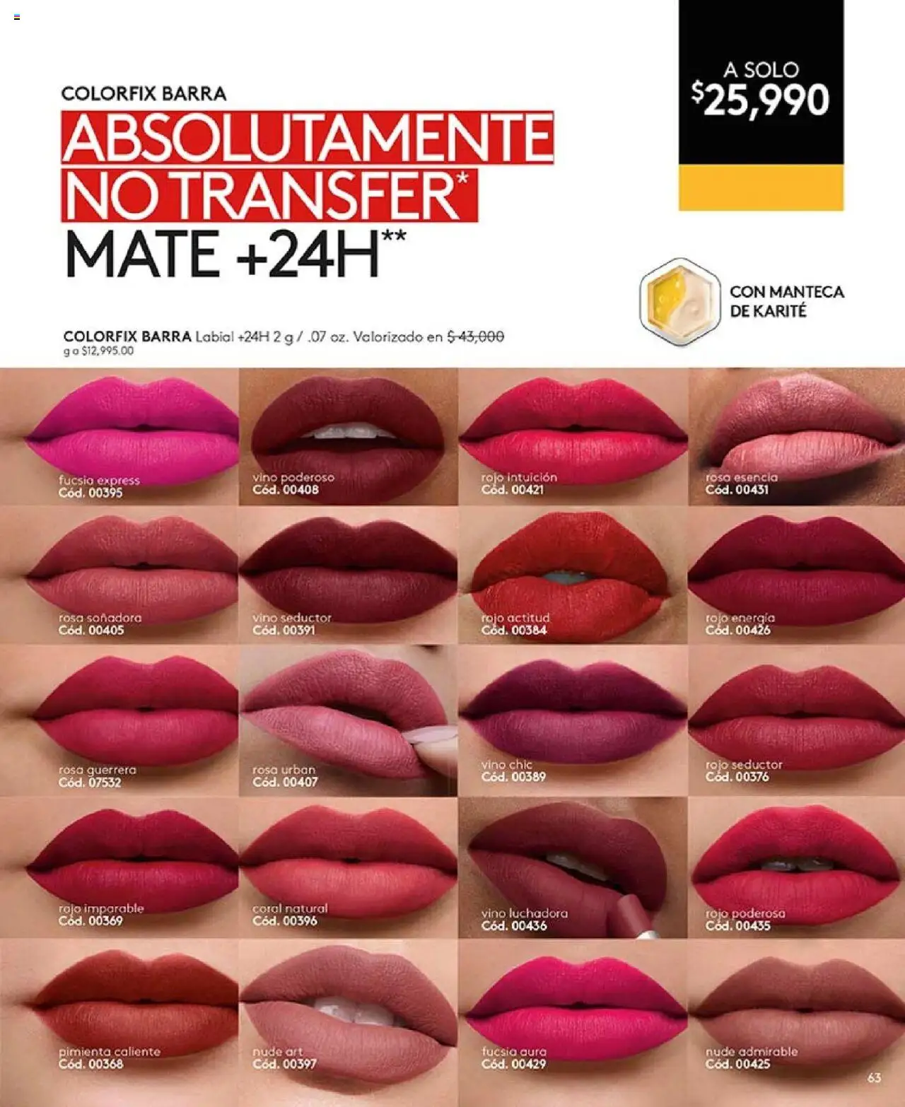 Ésika revista - valida desde el 29.07.2025 | Página: 63 | Productos: Pimienta, Manteca, Vino