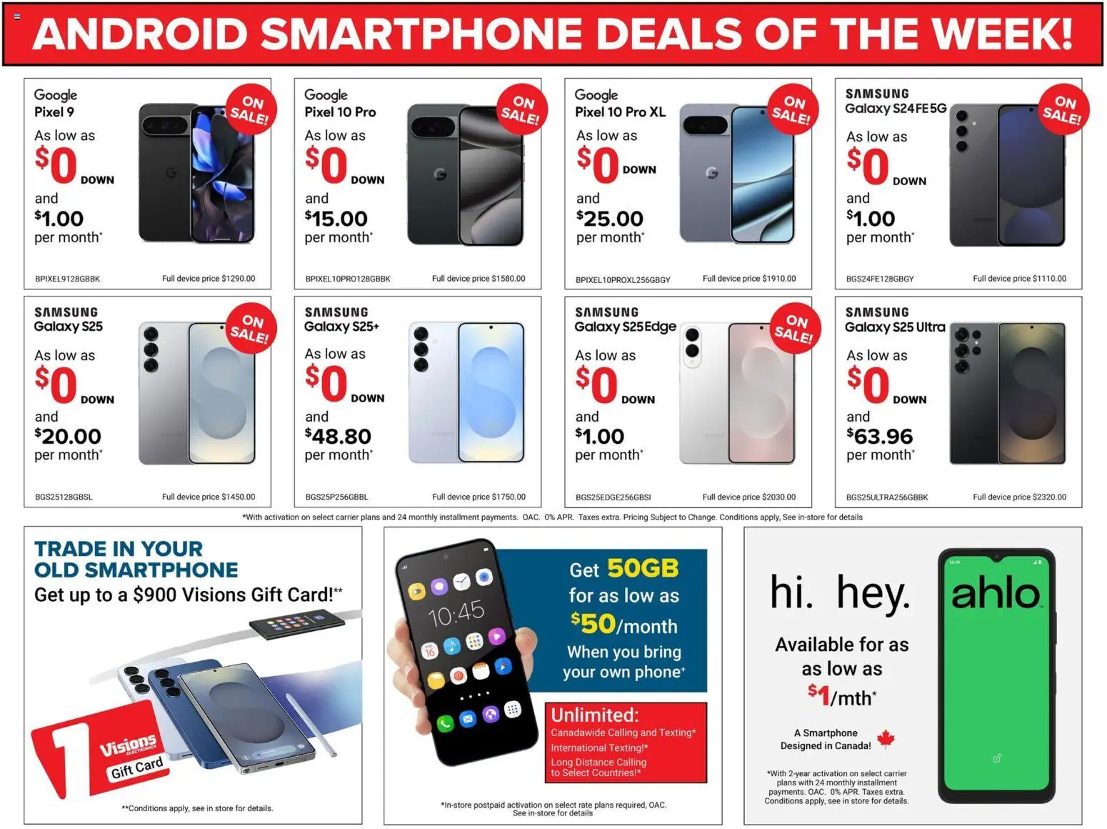 Visions flyer valid from 17.10.2025 | Page: 10 | Products: Phone, Smartphone