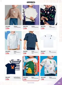 Vista previa de Andrea catálogo Outlet, nuevo folleto de la tienda, válido en México a partir del 21.12.2025 | Página: 209 | Productos: Suéter, Sal, Camisa, Sudadera