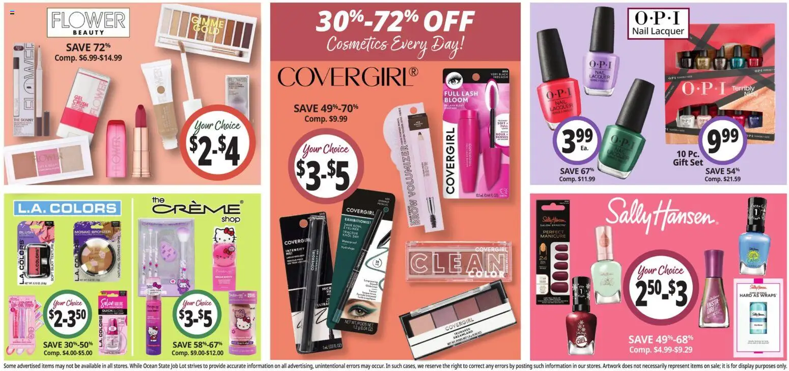 Ocean State Job Lot Weekly Ad - valid from 26.02.2026 | Page: 14 | Products: Nail, Bronzer, Eyeliner