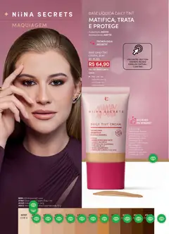 Eudora - Revista 02/2026 - Pré-Visualização do folheto da loja Eudora, válido de 08.01.2026 | Página: 65 | Produtos: Maquiagem, Óleo, Espelho, Base