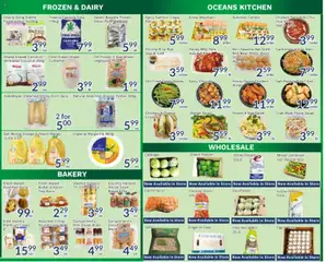 Preview of Oceans weekly flyer / circulaire from shop Oceans valid from 20.03.2026 | Page: 3 | Products: Case, Bakery, Cheese, Juice