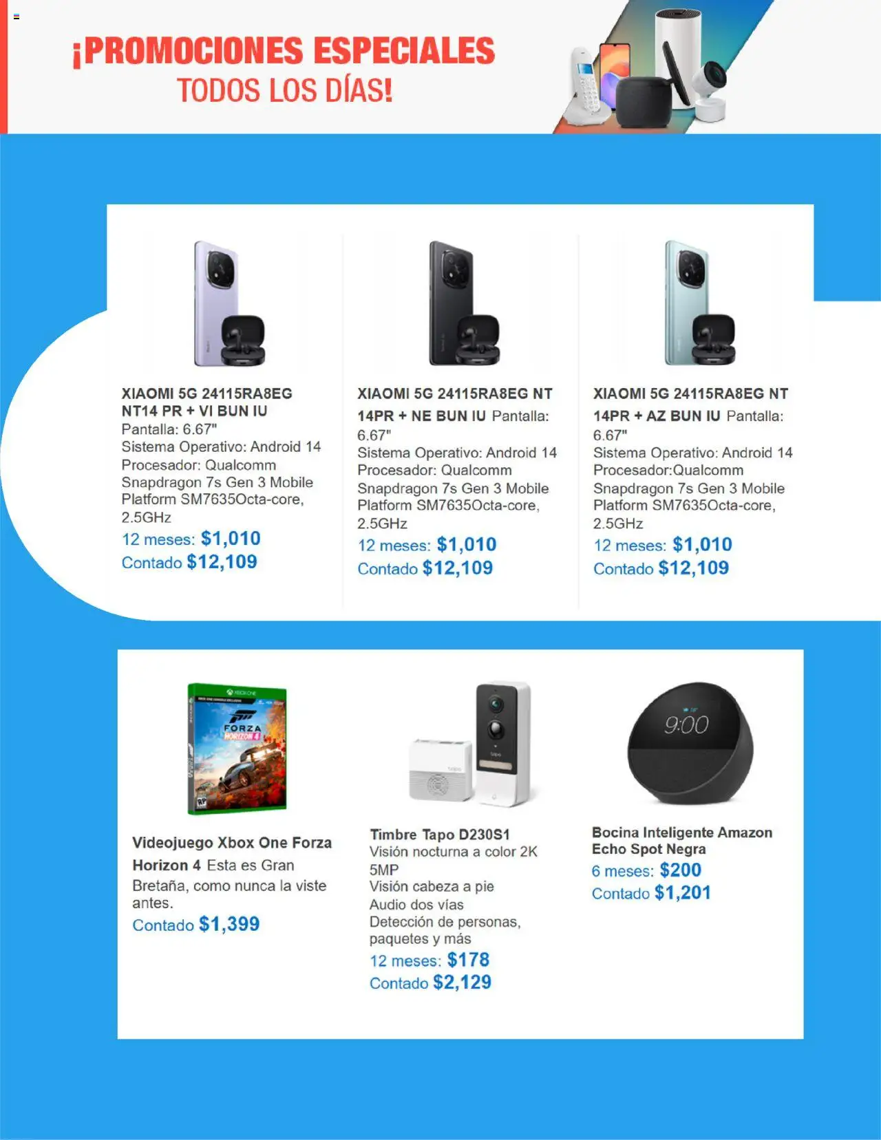 Nuevas ofertas de Telmex válidas en toda la República Mexicana desde el 01.08.2025. ¡Encuentra las mejores ofertas en Telmex - Catálogo! | Página: 3 | Productos: Timbre, Audio, Bocina, Xbox