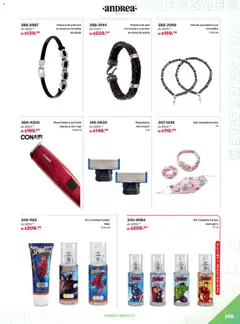 Vista previa de Andrea catálogo Outlet, nuevo folleto de la tienda, válido en México a partir del 21.12.2025 | Página: 245 | Productos: Pulsera, Baño