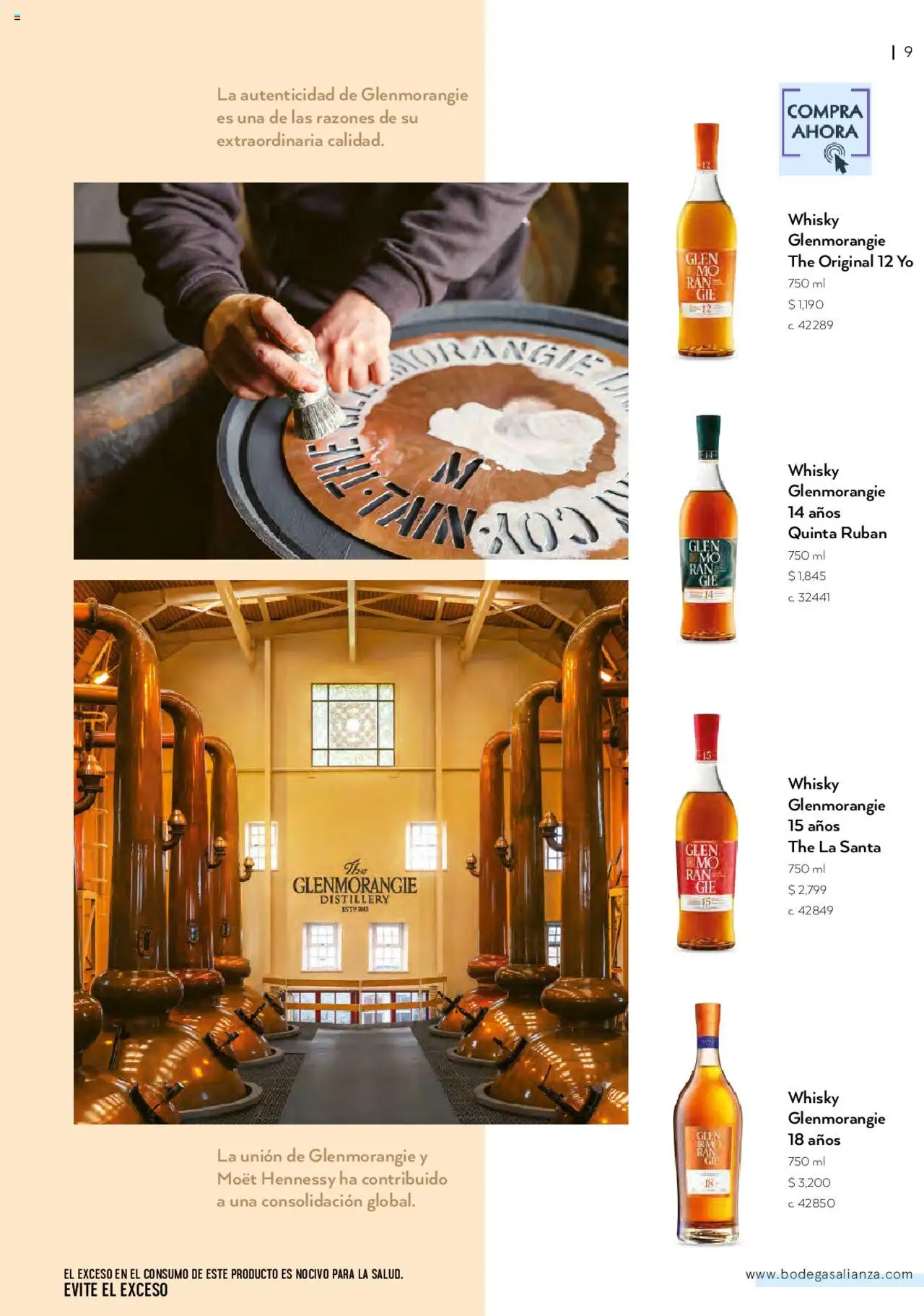Nuevas ofertas de Bodegas Alianza válidas en toda la República Mexicana desde el 01.07.2025. ¡Encuentra las mejores ofertas en Bodegas Alianza catálogo Cava Morada! | Página: 11 | Productos: Whisky