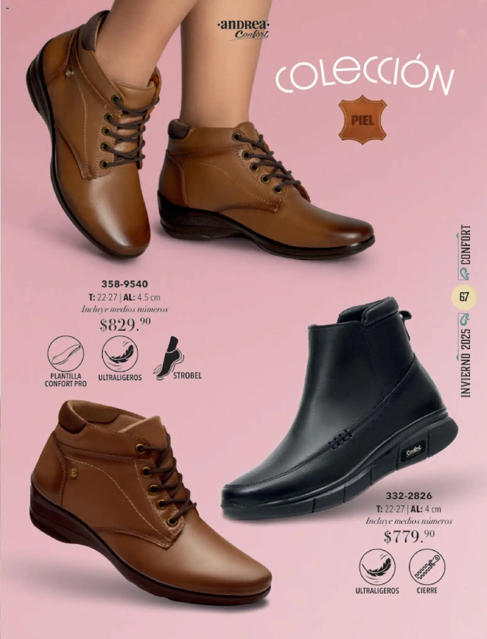 Nuevas ofertas de Andrea válidas en toda la República Mexicana desde el 26.11.2025. ¡Encuentra las mejores ofertas en Andrea catálogo Invierno! | Página: 67